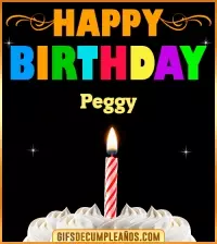 GiF Happy Birthday Peggy